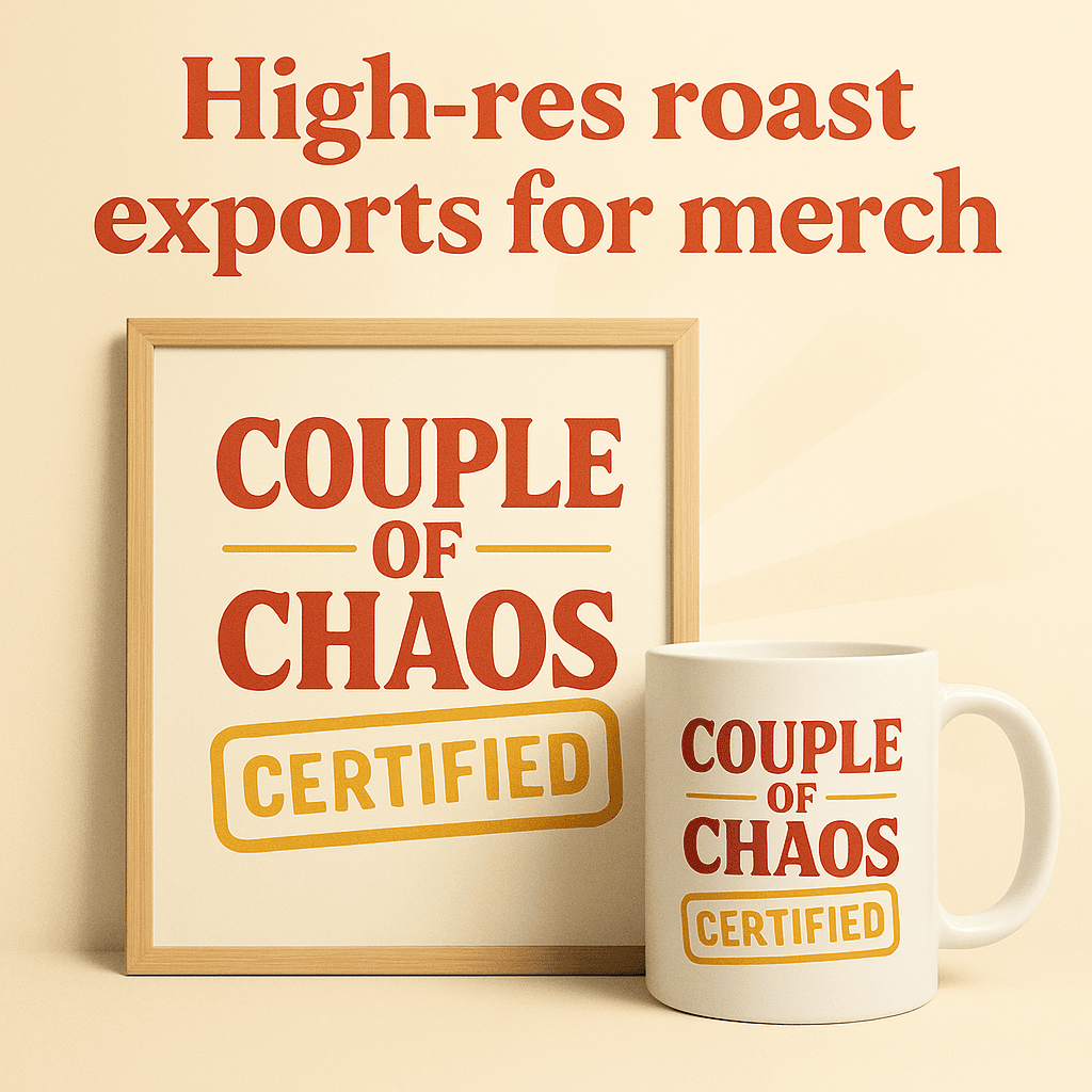 High-res roast design concept